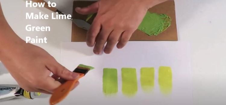 How to Make Lime Green Paint