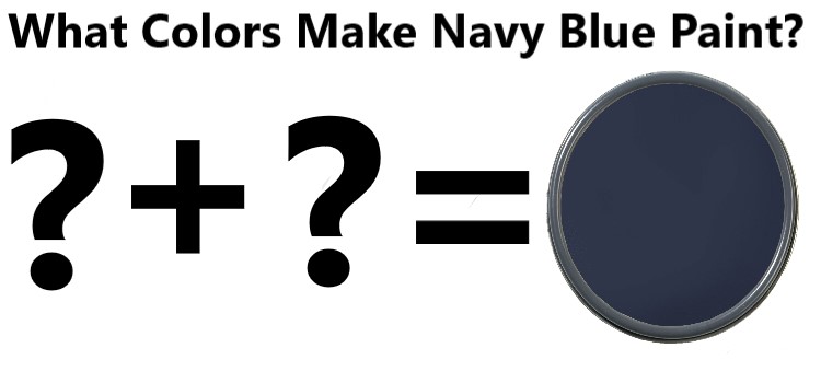 what colors make navy blue paint