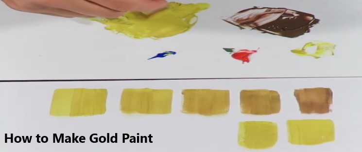 How To Make Gold Paint Color Mixing Guide - How To Make A Golden Yellow Paint