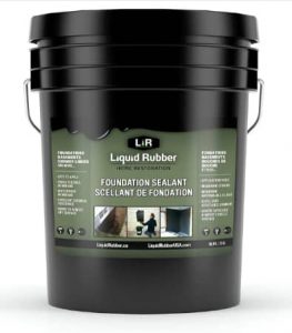 Liquid Rubber Concrete Foundation & Basement Sealant - Waterproof Coating