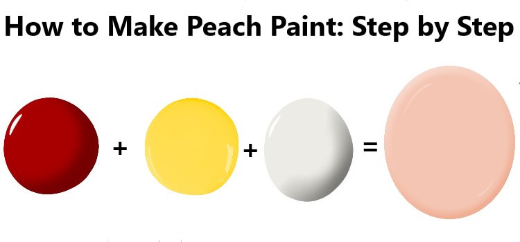 how to make peach paint