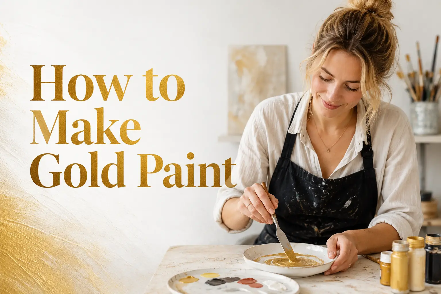 How to Make Gold Paint: Gold Color Mixing Guide