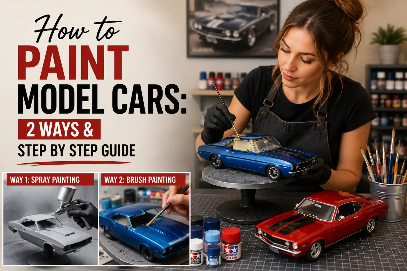 How to Paint Model Cars: 2 Ways & Step by Step Guide