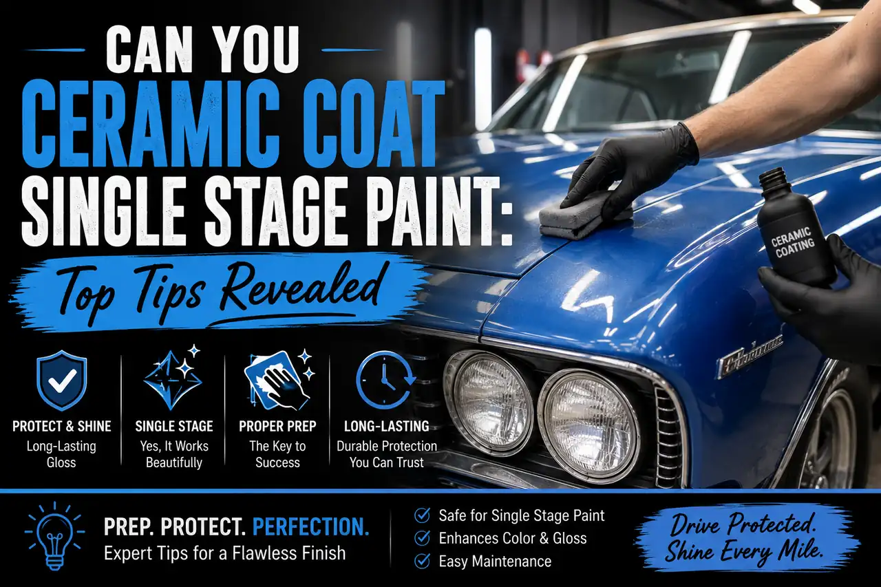 Can You Ceramic Coat Single Stage Paint: Top Tips Revealed