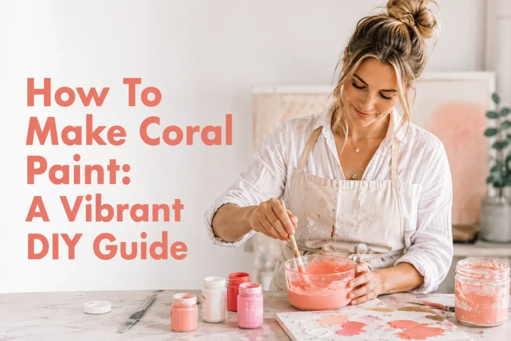 How To Make Coral Paint: A Vibrant DIY Guide