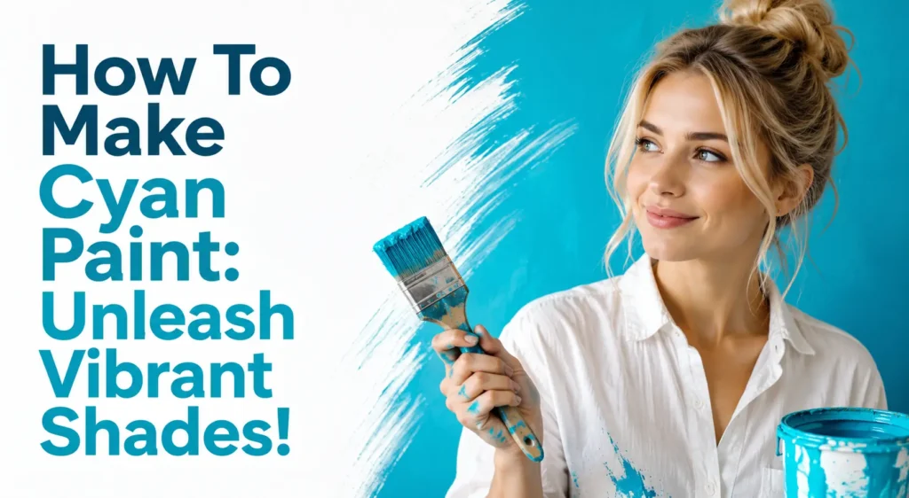 How To Make Cyan Paint: Unleash Vibrant Shades!