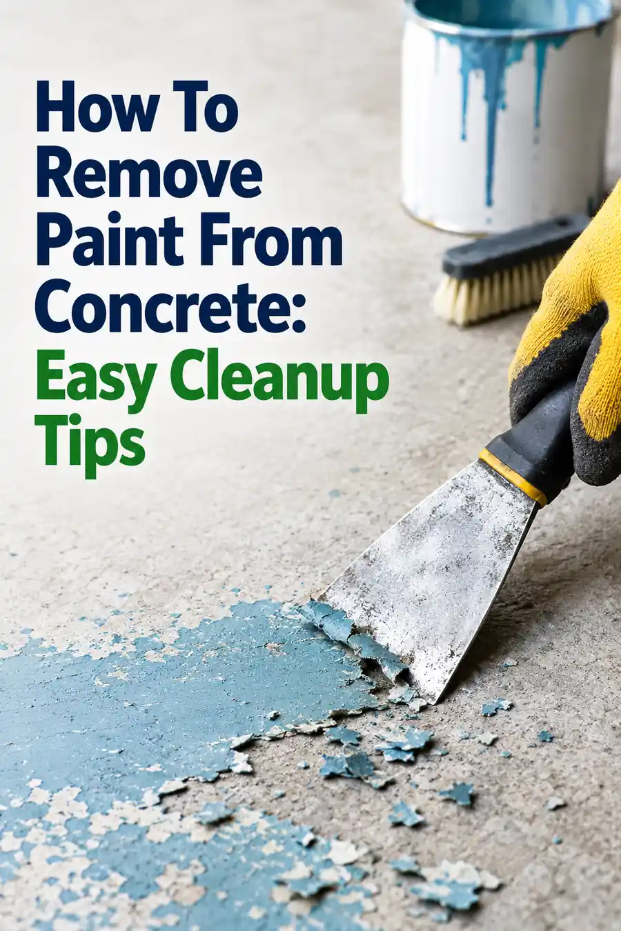 How To Remove Paint From Concrete