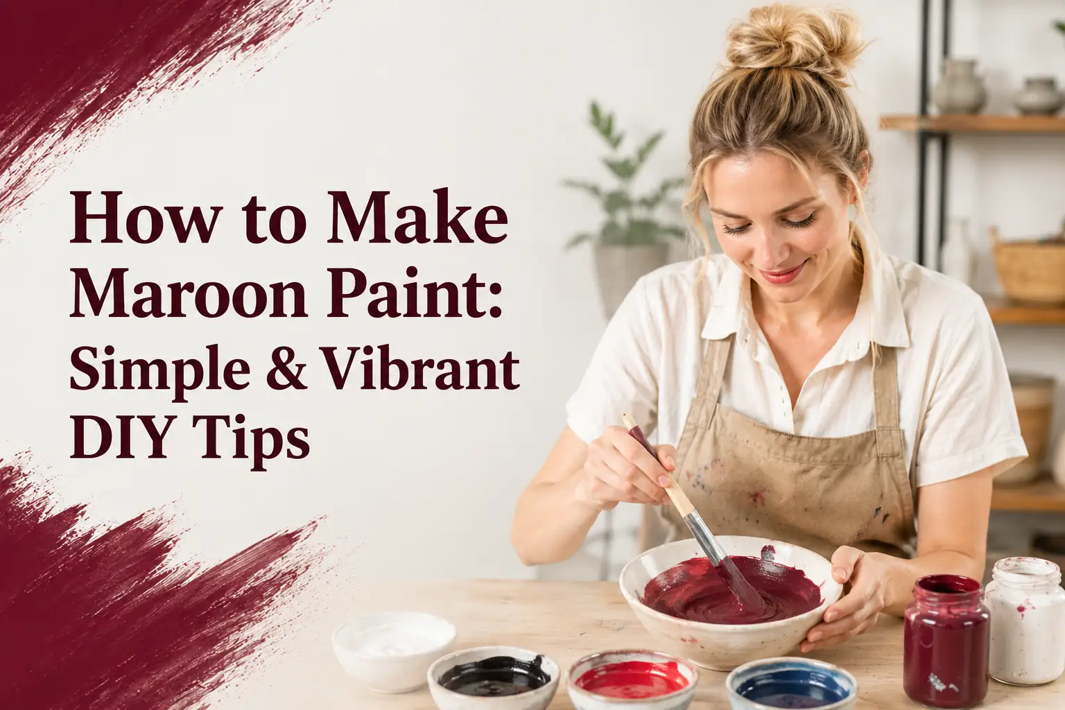 How to Make Maroon Paint: Simple & Vibrant DIY Tips
