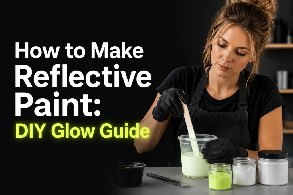 How to Make Reflective Paint: DIY Glow Guide
