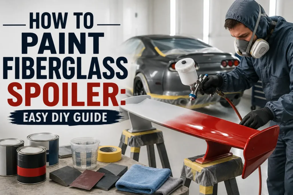 How to Paint Fiberglass Spoiler: Easy DIY Guide