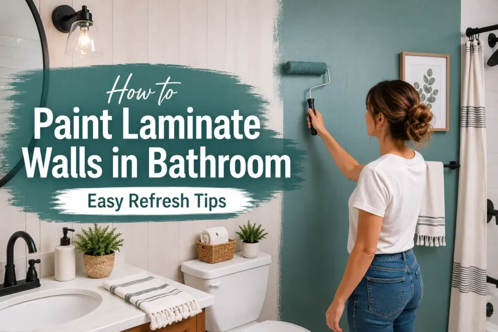 How to Paint Laminate Walls in Bathroom: Easy Refresh Tips