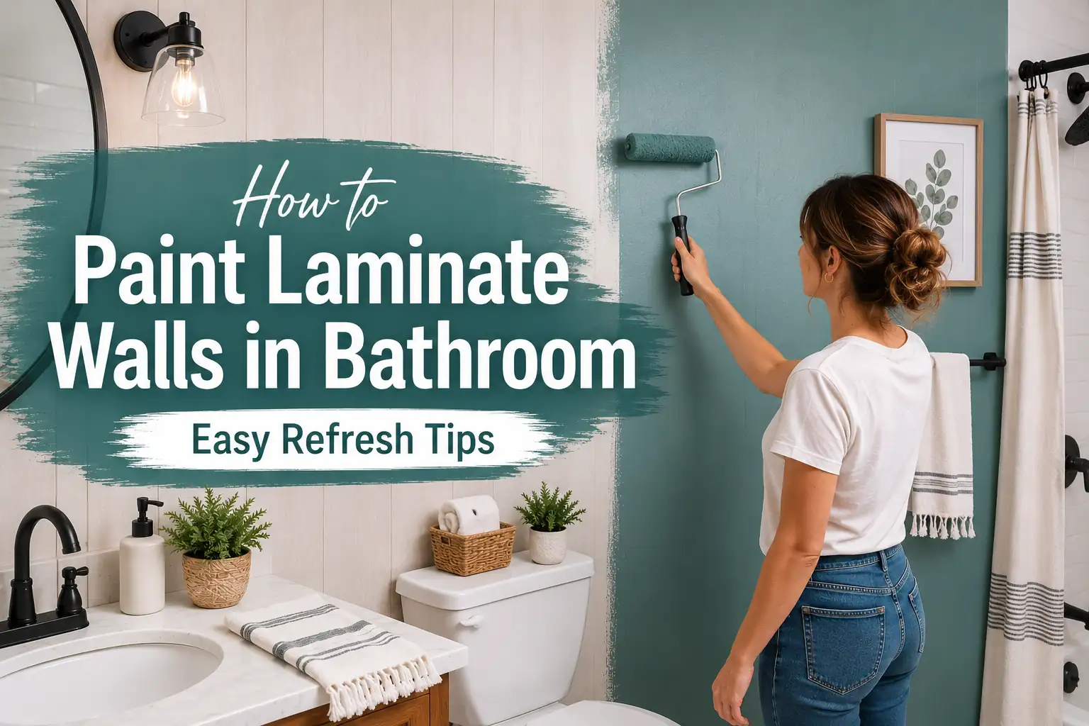 How to Paint Laminate Walls in Bathroom: Easy Refresh Tips