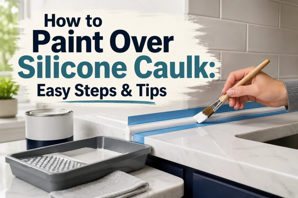 How to Paint Over Silicone Caulk: Easy Steps & Tips