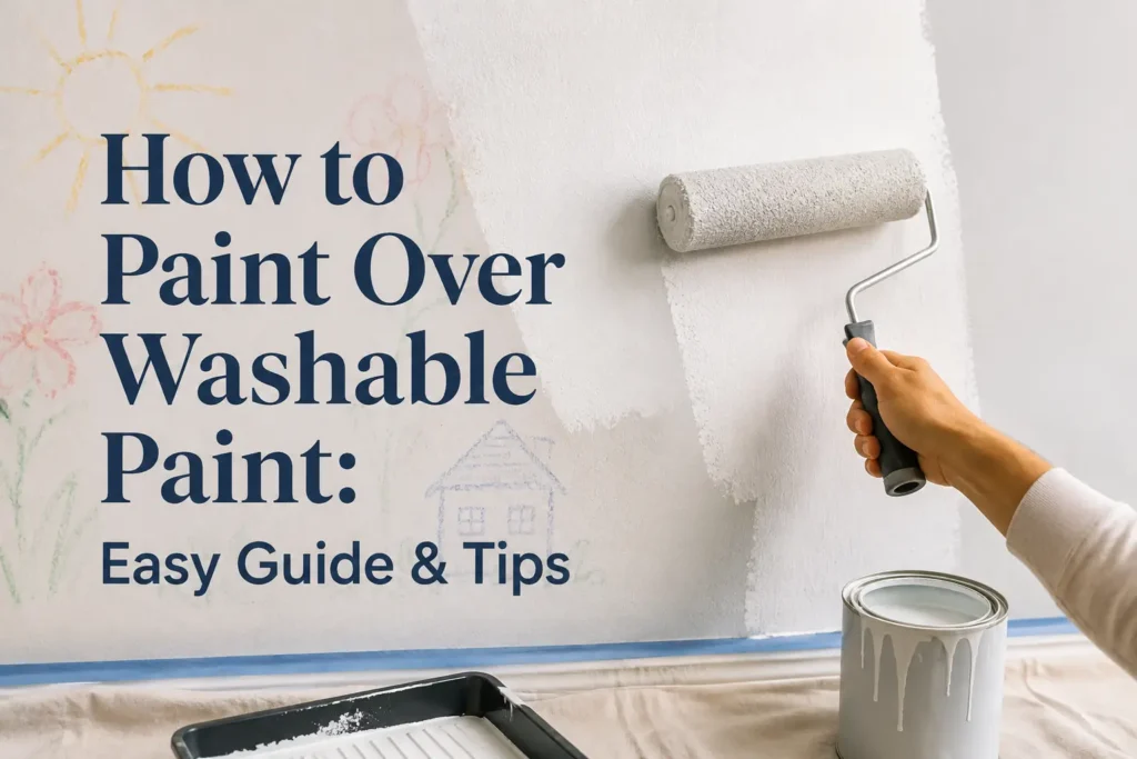 How to Paint Over Washable Paint: Easy Guide & Tips