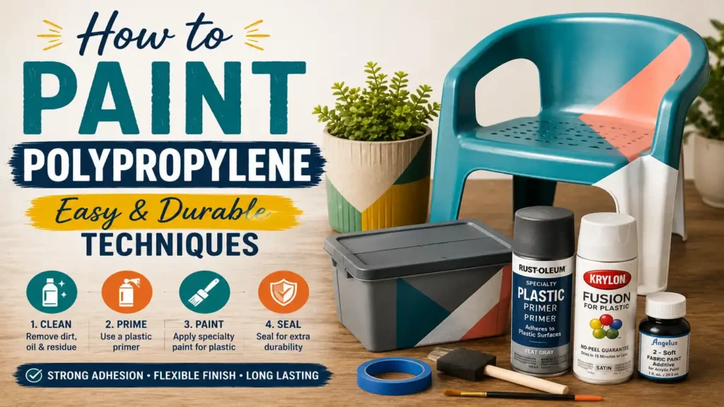 How to Paint Polypropylene: Easy & Durable Techniques