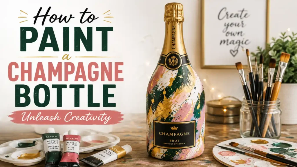 How to Paint a Champagne Bottle: Unleash Creativity