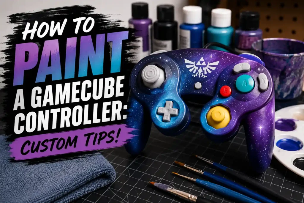 How to Paint a Gamecube Controller: Custom Tips!