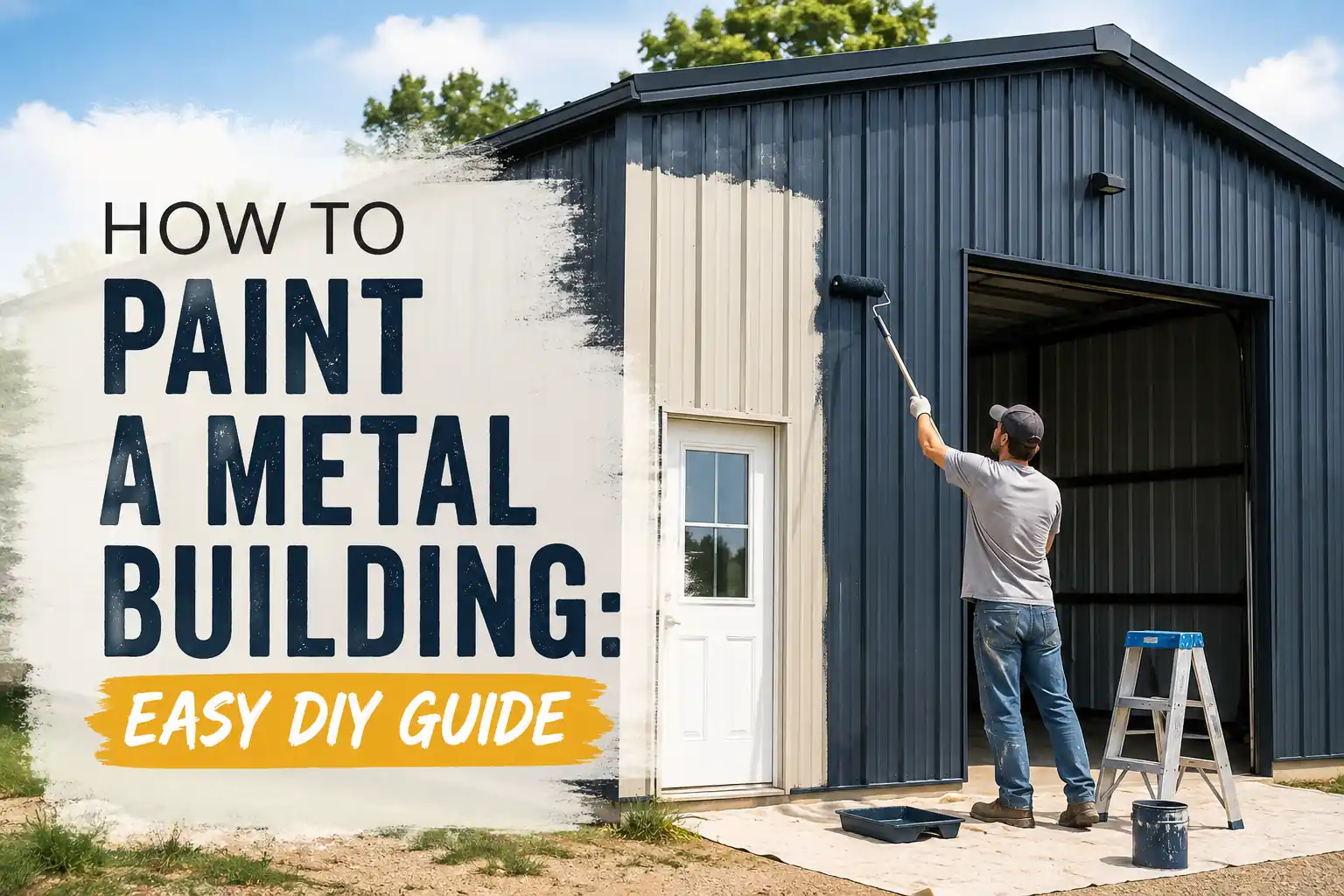 How to Paint a Metal Building: Easy DIY Guide