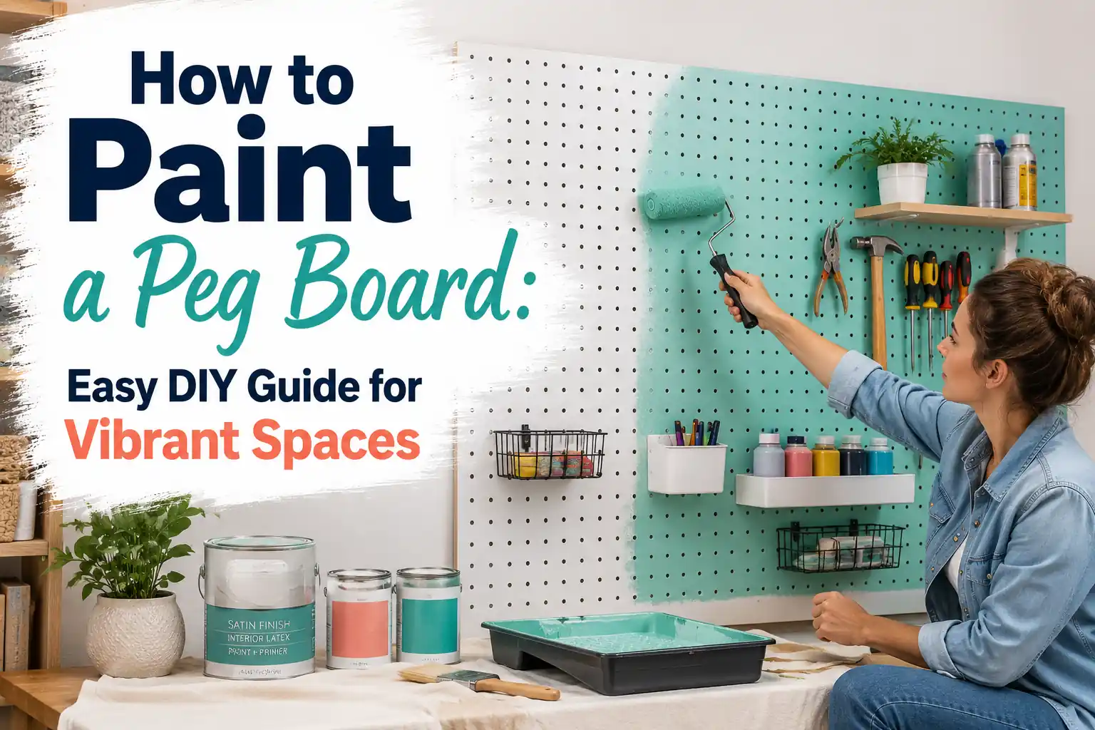 How to Paint a Peg Board: Easy DIY Guide for Vibrant Spaces