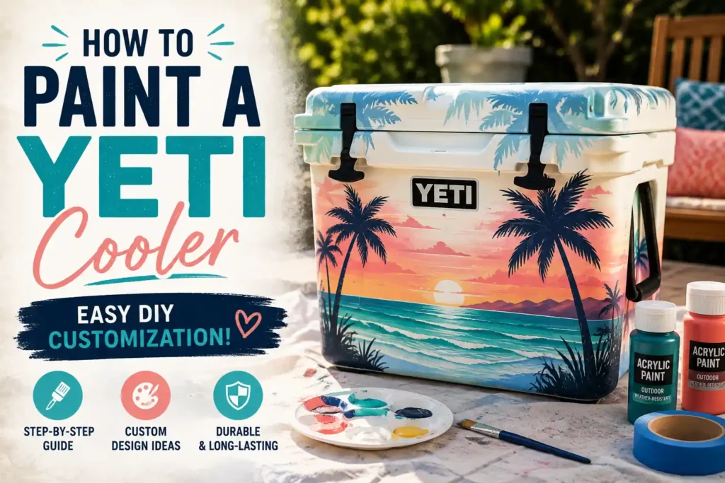 How to Paint a Yeti Cooler: Easy DIY Customization