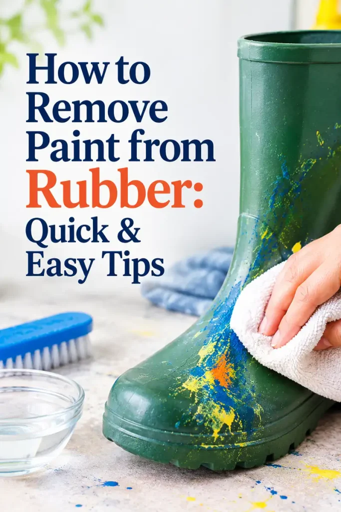 How to Remove Paint from Rubber