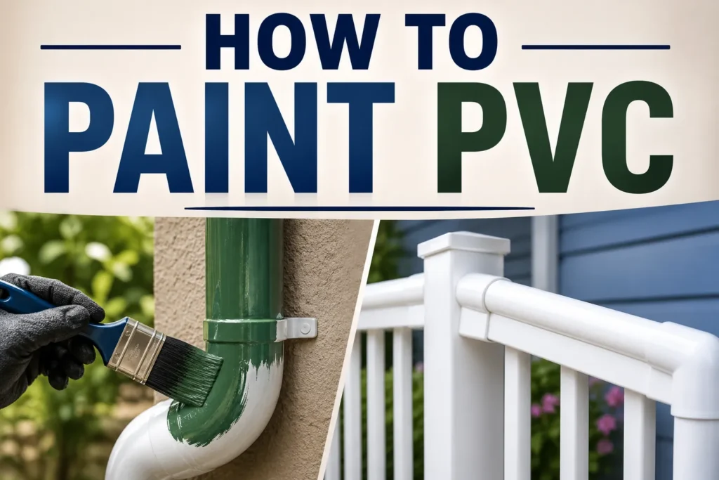 How to Paint PVC: Easy & Lasting Finish Techniques