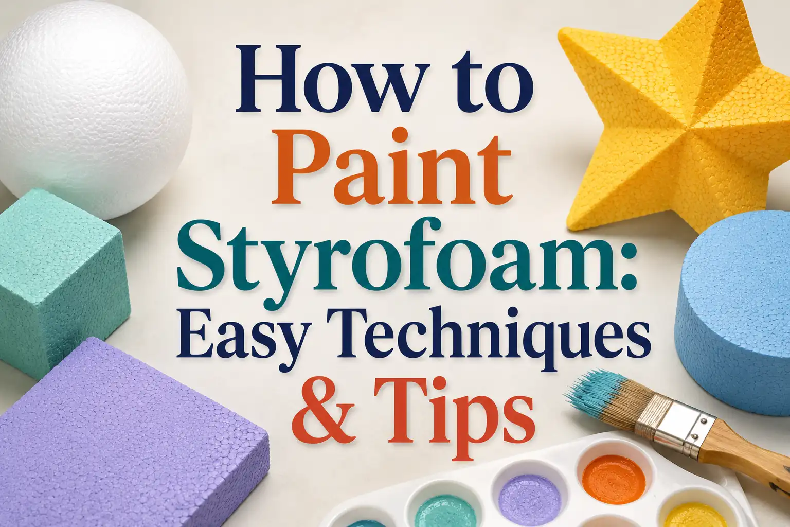 How to Paint Styrofoam: Easy Techniques & Tips