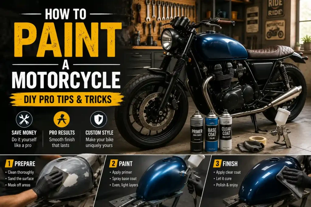 How to Paint a Motorcycle: DIY Pro Tips & Tricks