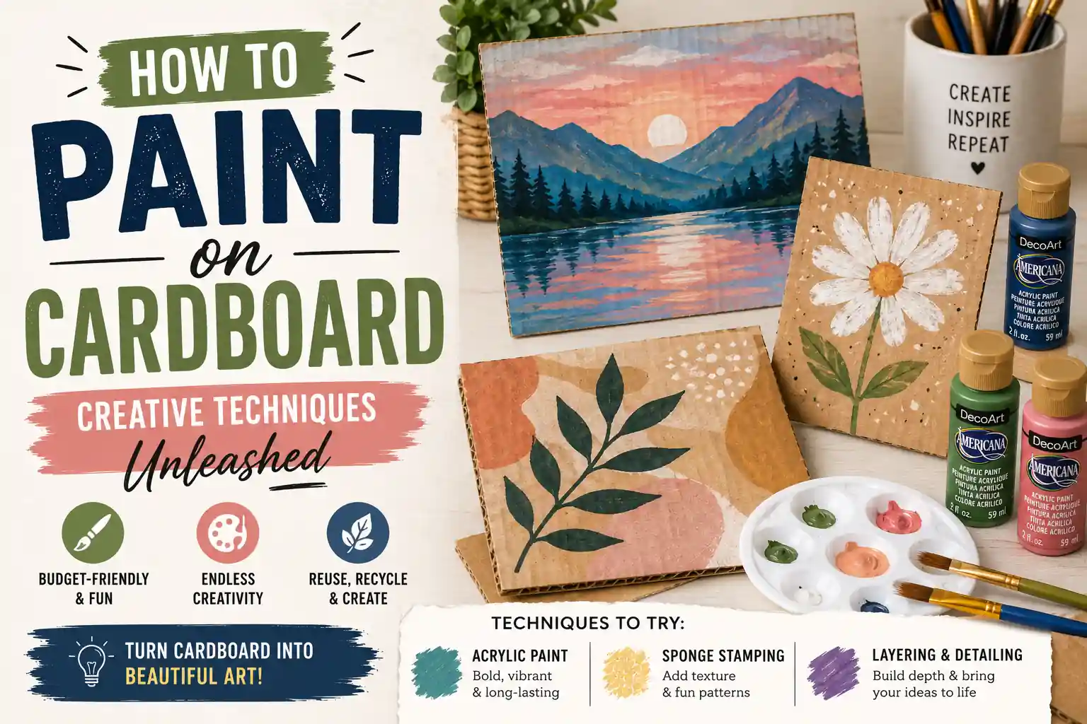 How to Paint on Cardboard: Creative Techniques Unleashed