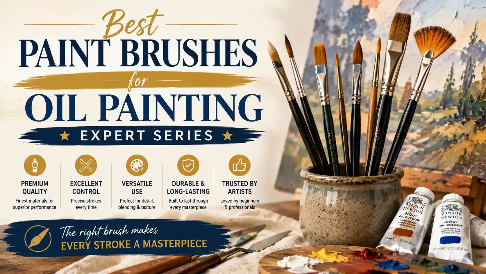 Best Paint Brushes for Oil Painting: Expert Series
