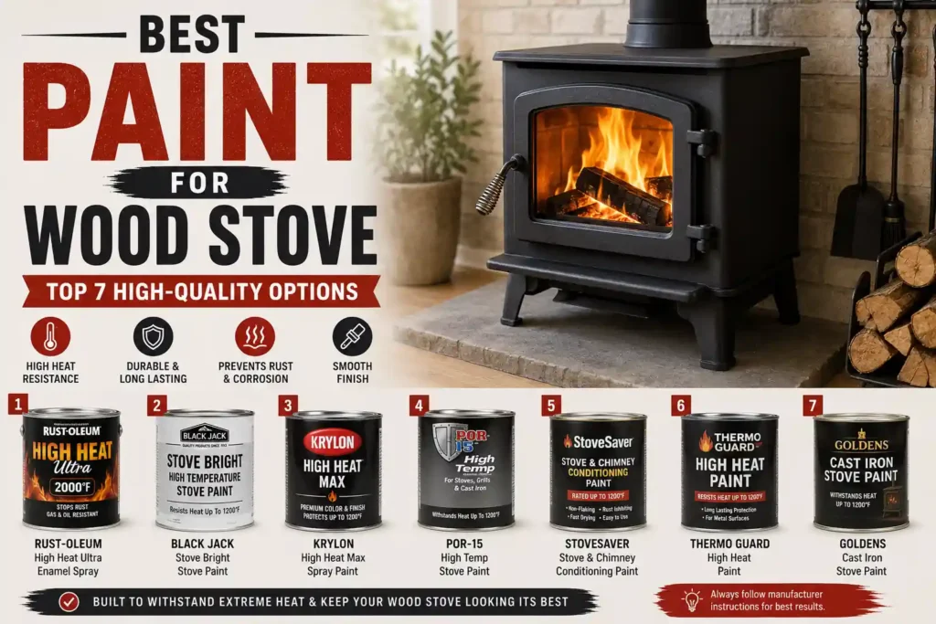 Best Paint for Wood Stove: Top 7 High-Quality Options
