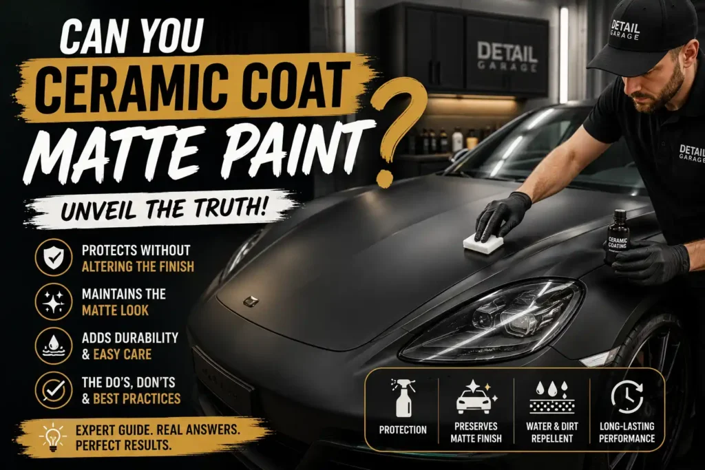 Can You Ceramic Coat Matte Paint? Unveil the Truth!