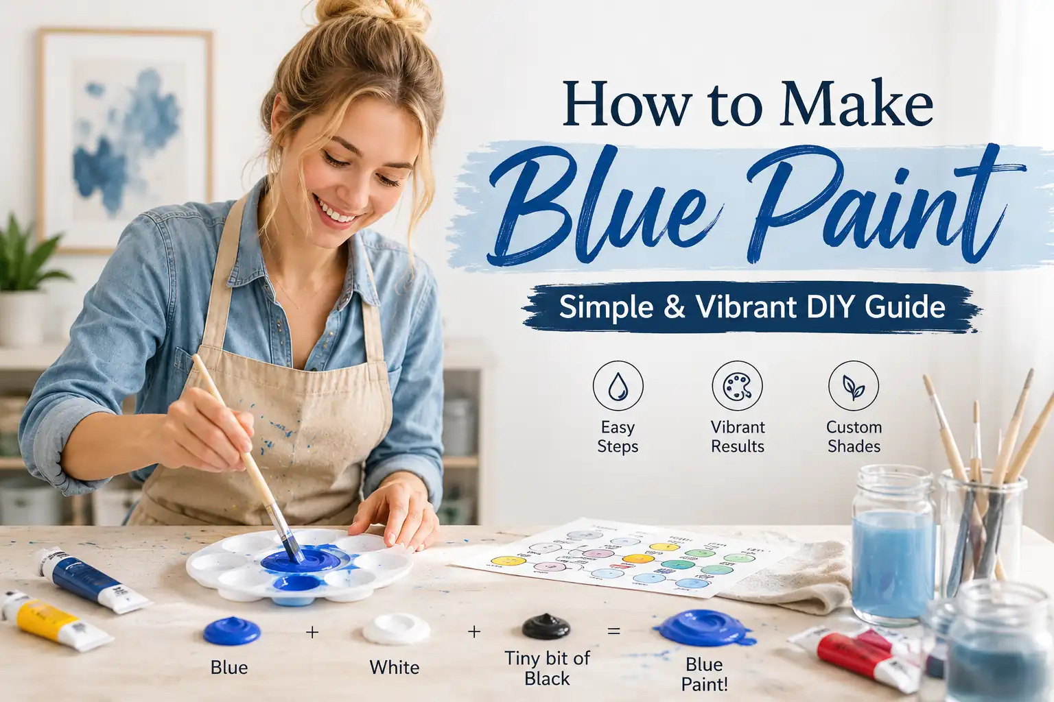 How to Make Blue Paint: Simple & Vibrant DIY Guide