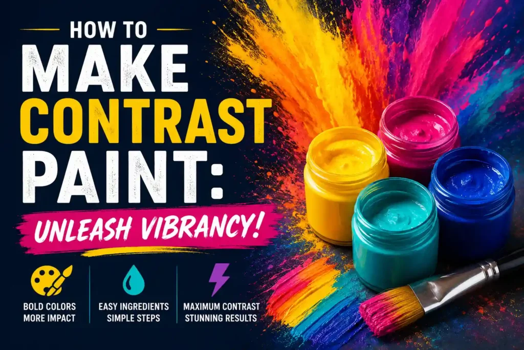 How to Make Contrast Paint: Unleash Vibrancy!