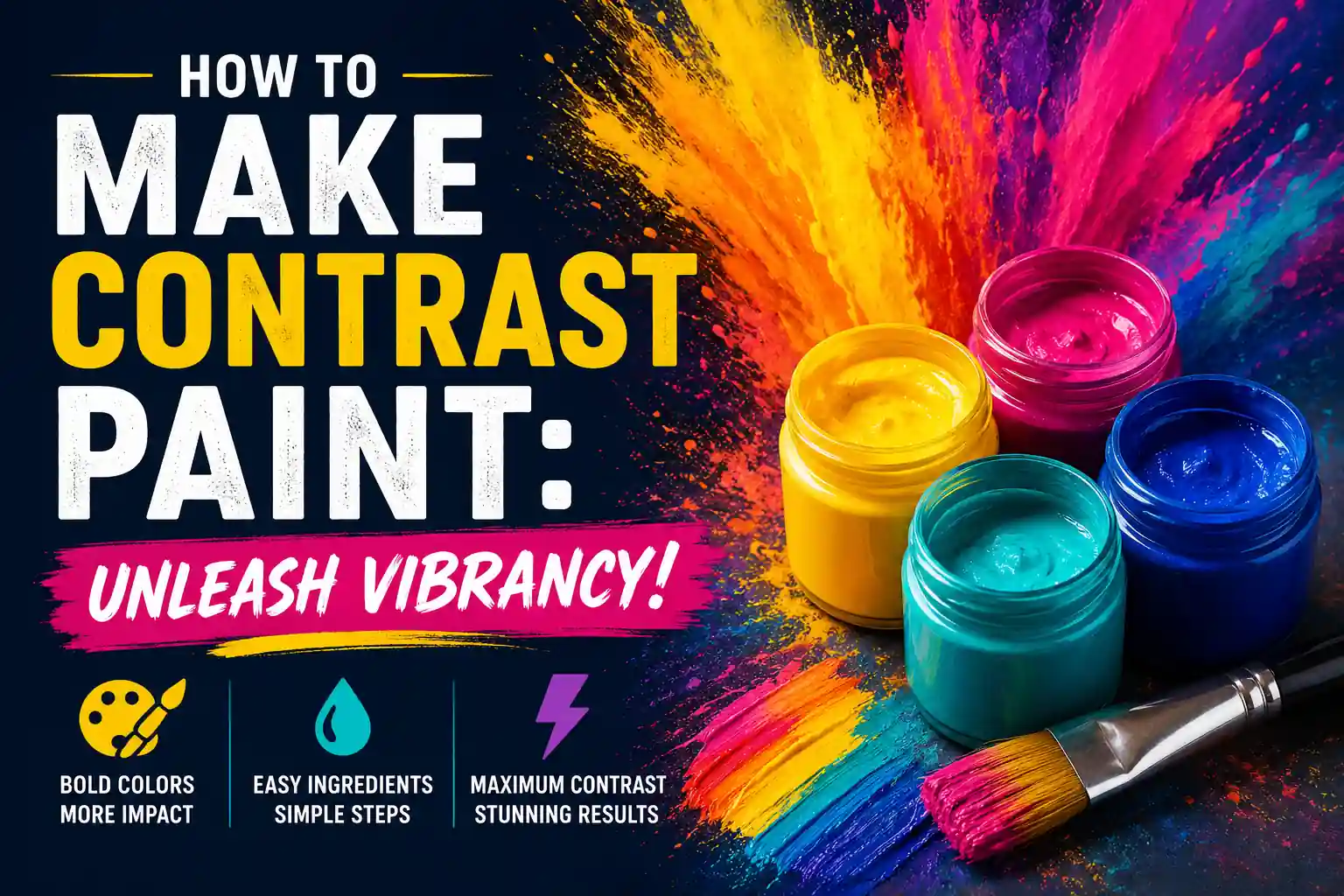 How to Make Contrast Paint: Unleash Vibrancy!