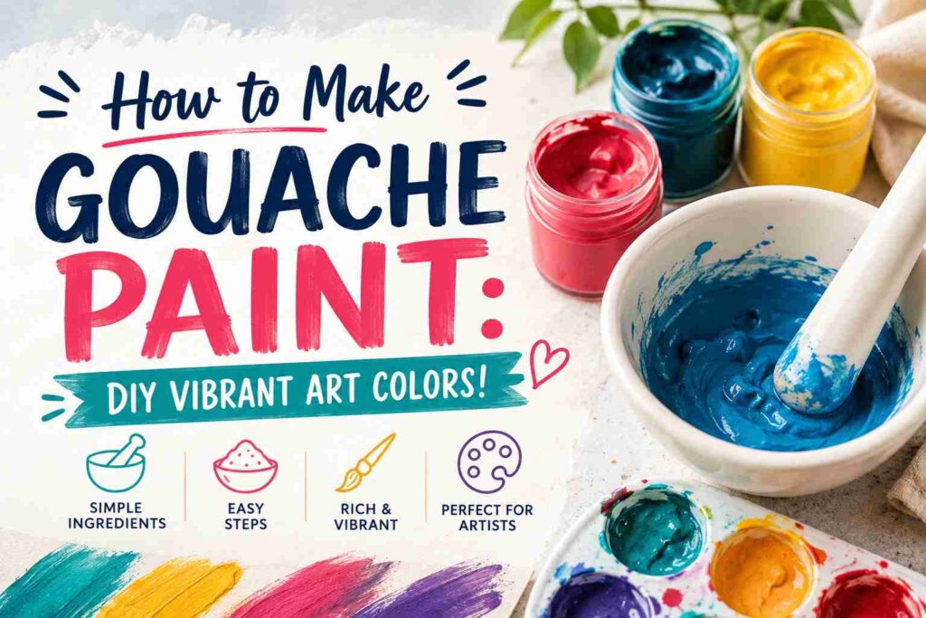How to Make Gouache Paint: DIY Vibrant Art Colors!