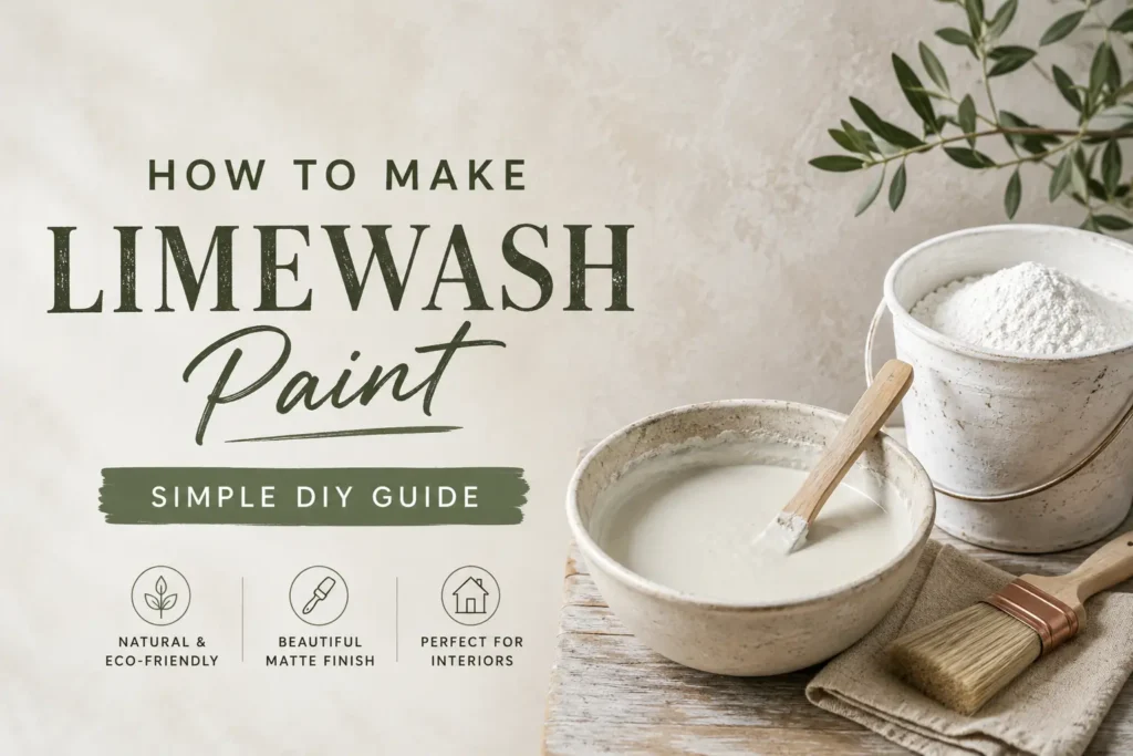 How to Make Limewash Paint: Simple DIY Guide