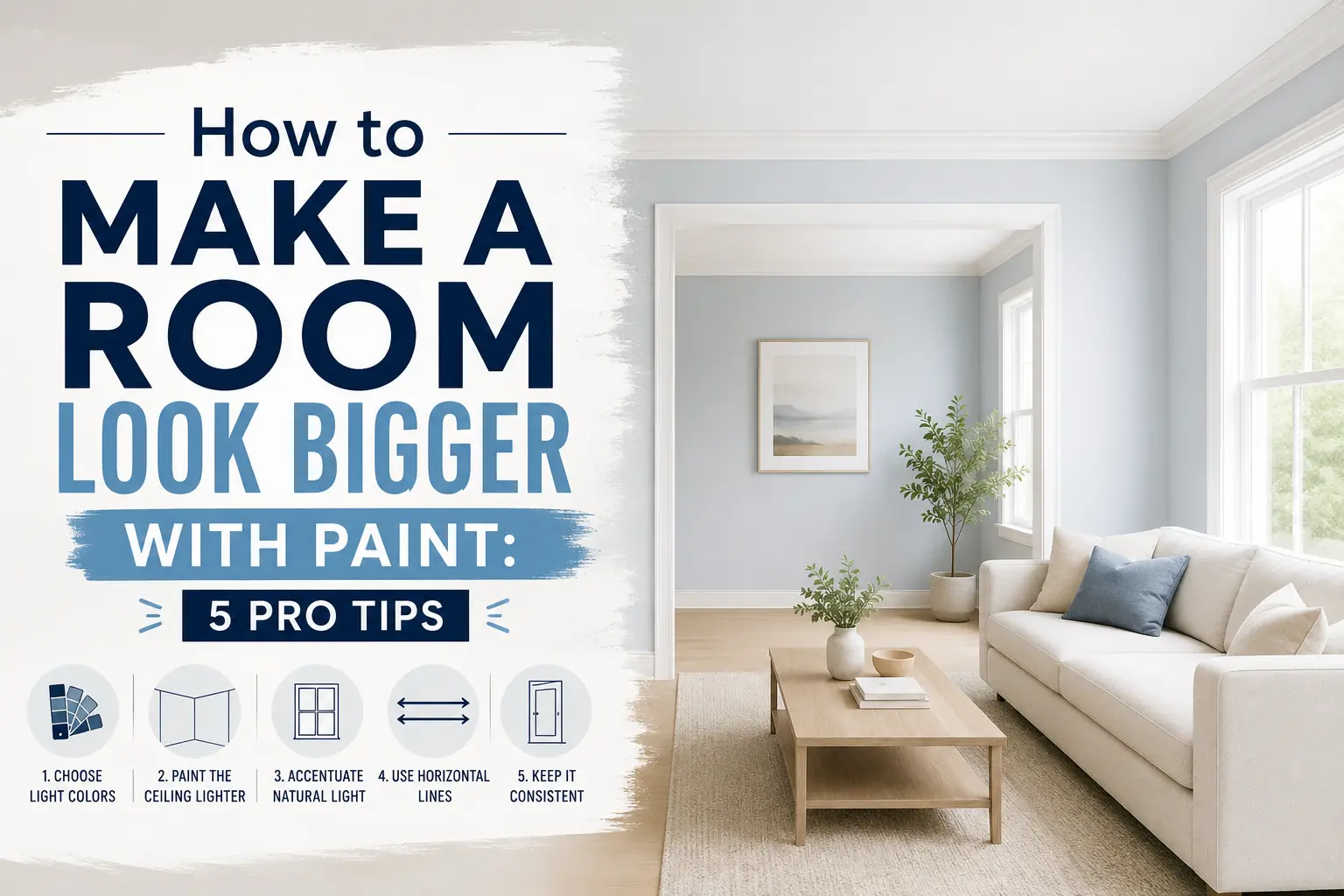 How to Make a Room Look Bigger with Paint: 5 Pro Tips