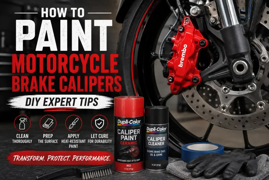 How to Paint Motorcycle Brake Calipers: DIY Expert Tips