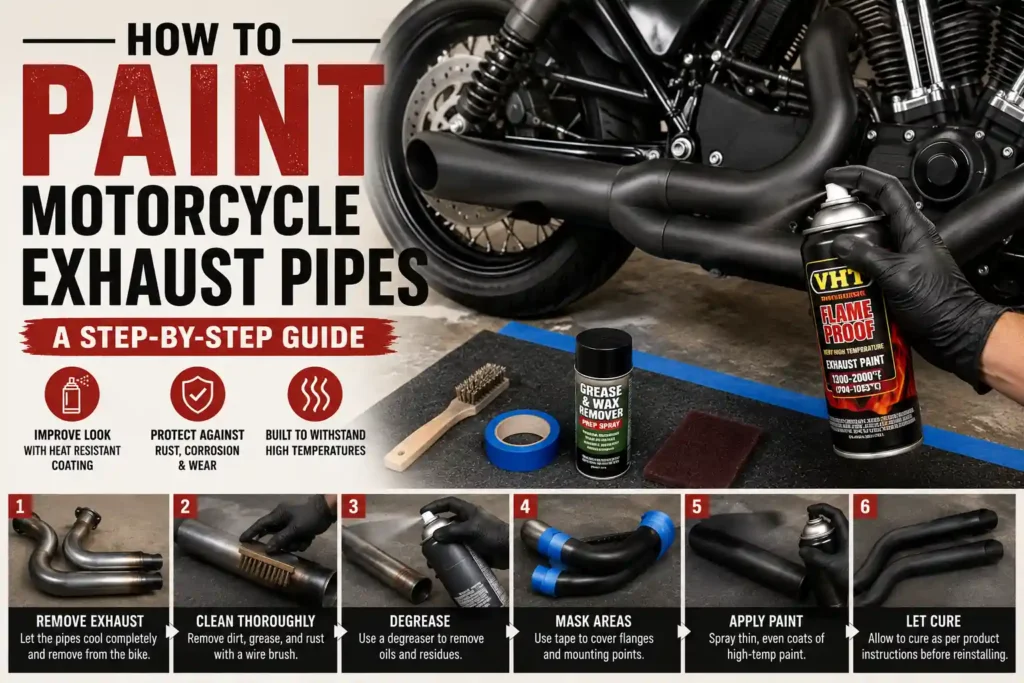 How to Paint Motorcycle Exhaust Pipes: A Step-by-Step Guide