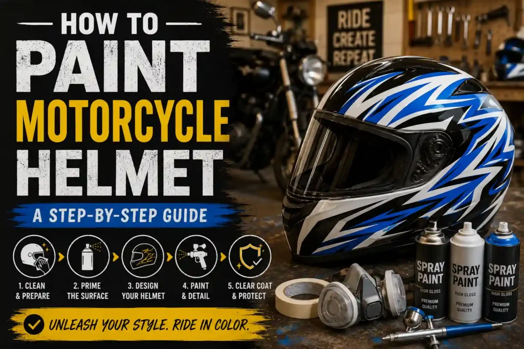 How to Paint Motorcycle Helmet: A Step-by-Step Guide