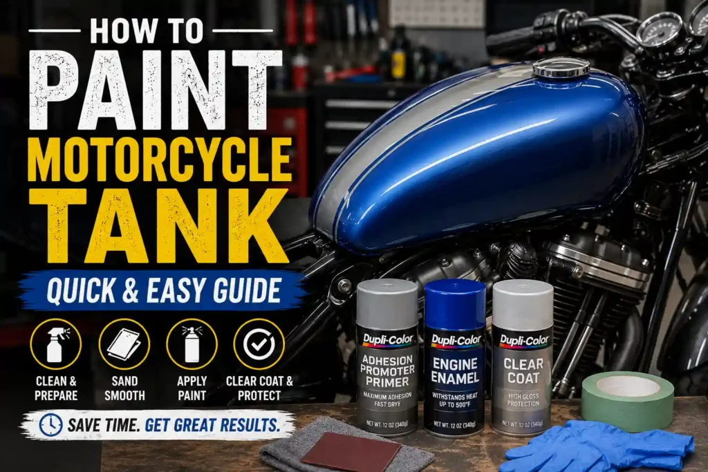 How to Paint Motorcycle Tank: Quick & Easy Guide