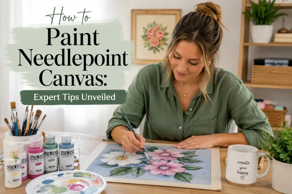 How to Paint Needlepoint Canvas: Expert Tips Unveiled