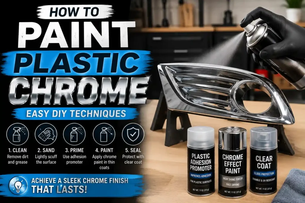How to Paint Plastic Chrome: Easy DIY Techniques