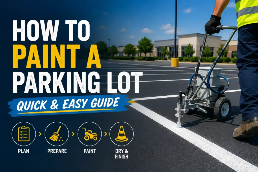 How to Paint a Parking Lot: Quick & Easy Guide