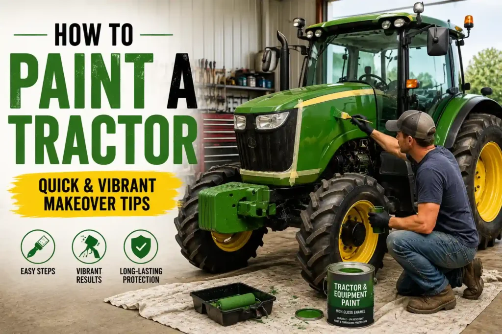 How to Paint a Tractor: Quick & Vibrant Makeover Tips