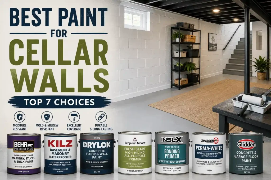 Best Paint for Cellar Walls: Top 7 Choices
