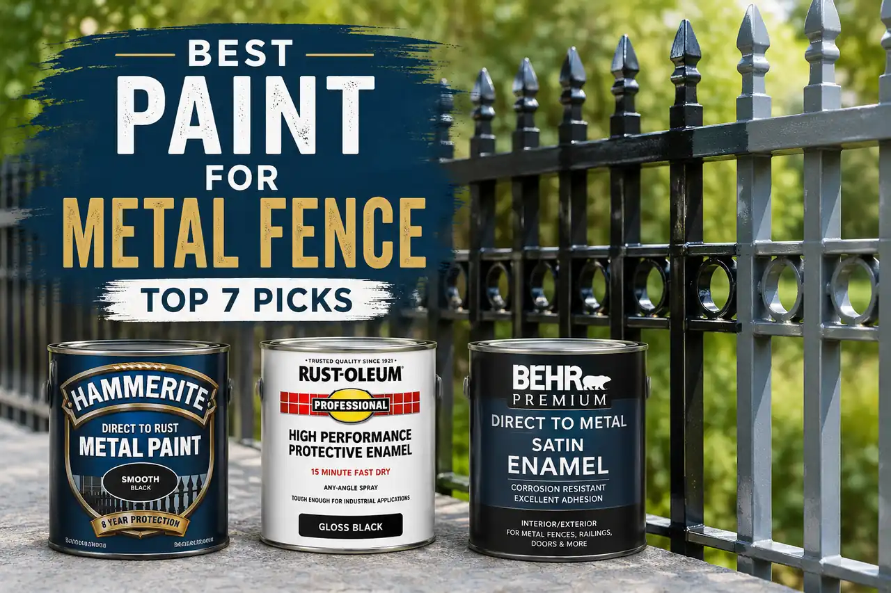 Best Paint for Metal Fence: Top 7 Picks