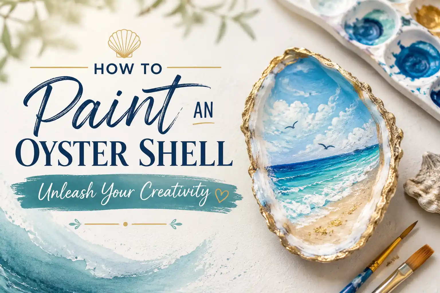 How To Paint an Oyster Shell: Unleash Your Creativity