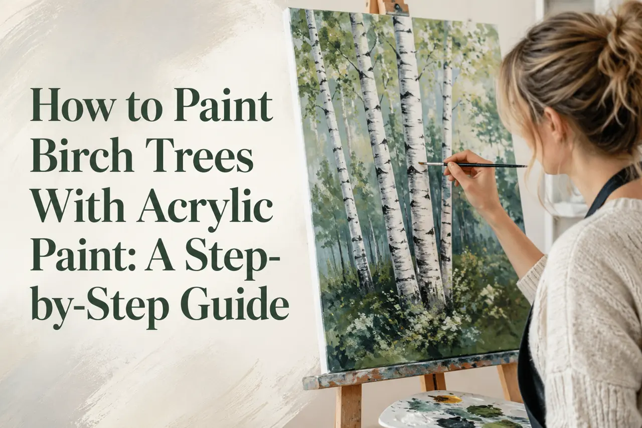 How to Paint Birch Trees With Acrylic Paint: A Step-by-Step Guide